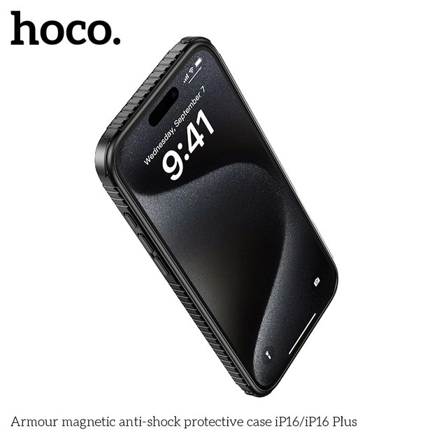 HOCO Armour magnetinis apsauginis dėklas telefonui iPhone 16