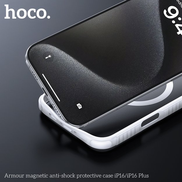 HOCO Armour magnetinis apsauginis dėklas telefonui iPhone 16