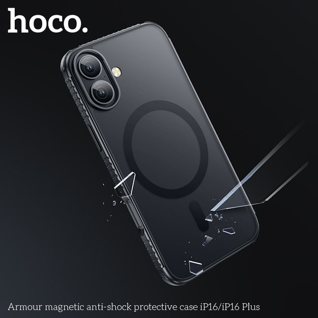 HOCO Armour magnetinis apsauginis dėklas telefonui iPhone 16