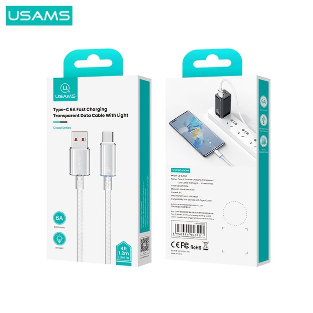 USAMS Cloud Series 6A USB to type-C