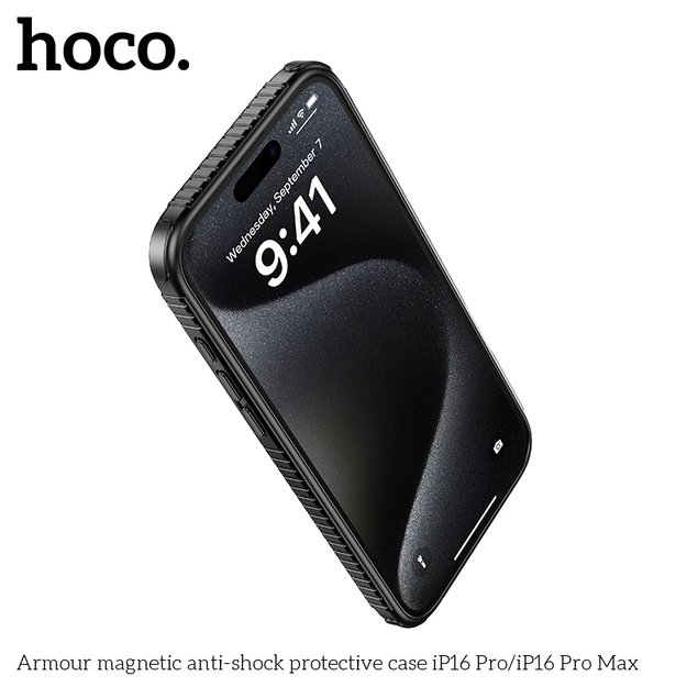 HOCO Armour magnetinis apsauginis dėklas telefonui iPhone 16 pro