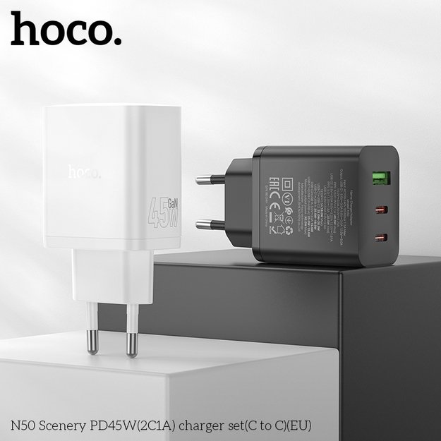 HOCO N50 PD45W ACC su krovimo laidu