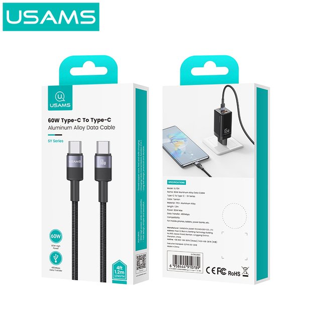 USAMS SY Series 60W type-C to type-C