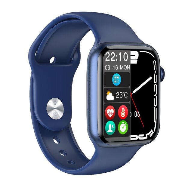 Microwear W28pro NFC išmanusis laikrodis, mėlynas