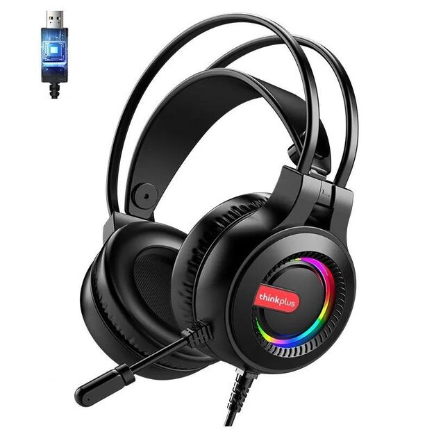 LENOVO G80B USB 7.1 Surround žaidimų ausinės