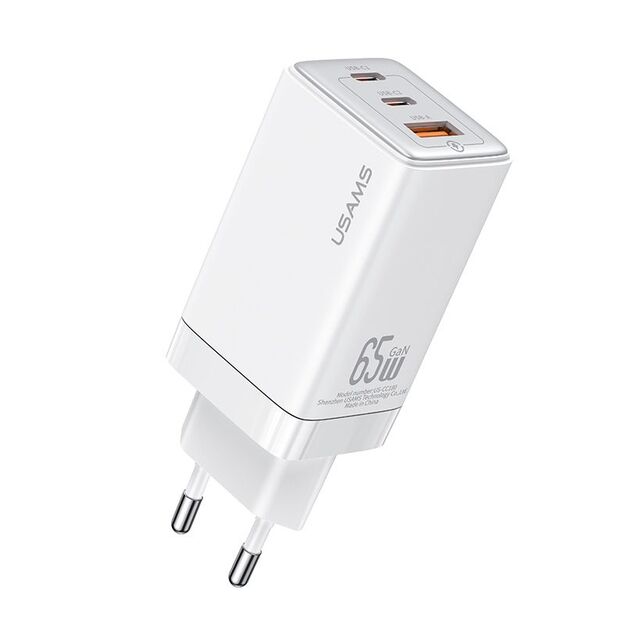 USAMS CC180 65W PD QC USB A+C+C 