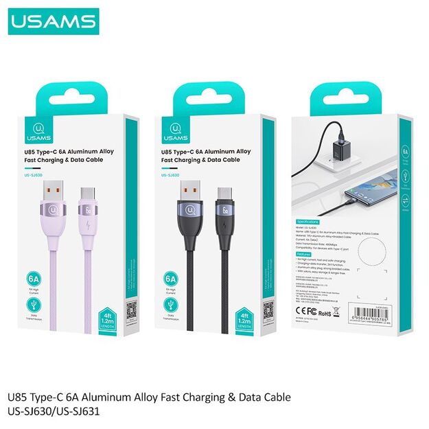 USAMS U85 6A USB to type-C 2M